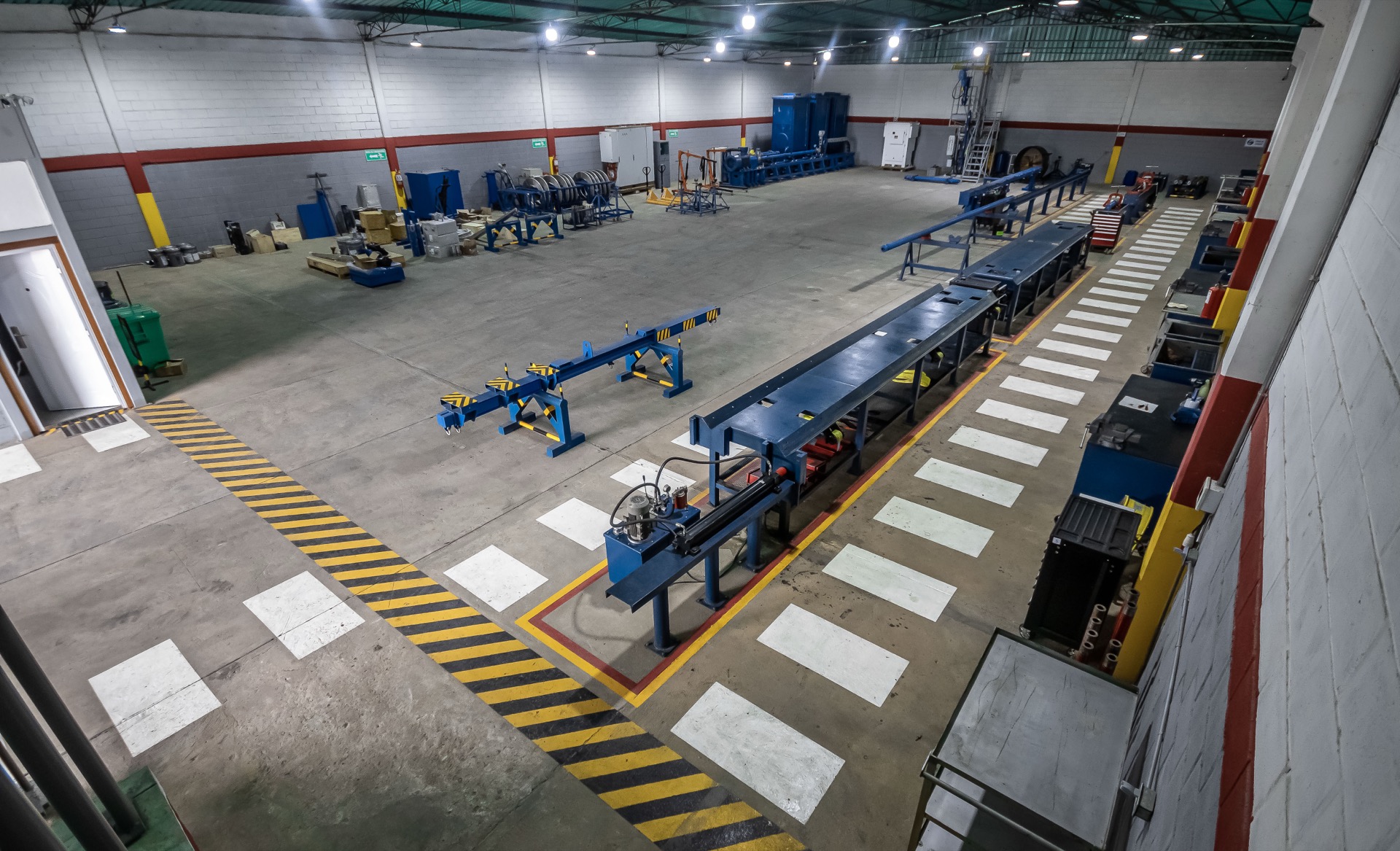 Vista panorámica del taller